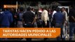Taxistas se movilizaron para exigir la reanudación de la regularización  - Teleamazonas