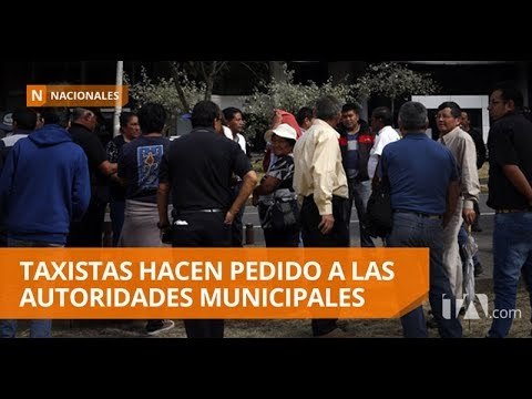 Taxistas se movilizaron para exigir la reanudación de la regularización - Teleamazonas