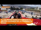 Récord Guinness de pirámide de rosas para Ecuador - Teleamazonas