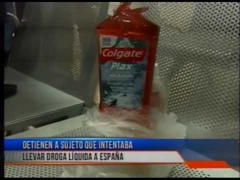 Detienen a sujeto que intentaba llevar droga líquida a España