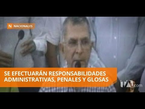 Contraloría General sancionará al Prefecto de Manabí - Teleamazonas