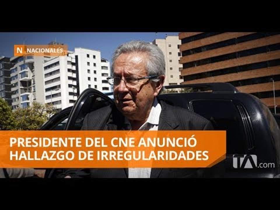 Presidente del CNE anuncia pedido de exámenes en Contraloría - Teleamazonas