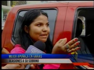 Mujer apuñala a su sobrino en Guayaquil