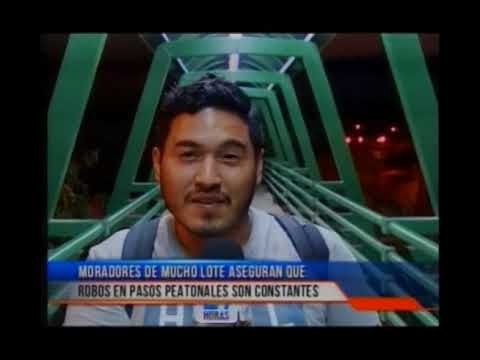 Moradores de Mucho Lote denuncian robos en pasos peatonales