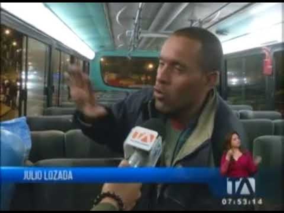 Agresiones durante reubicación de venezolanos en el intercambiador de Carcelén