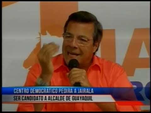 Centro Democrático pedirá a Jimmy Jairala ser candidato a la alcaldía de Guayaquil