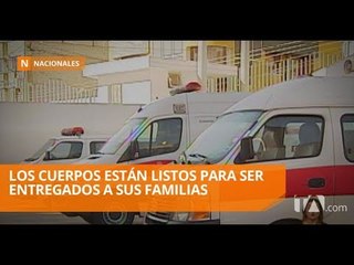 21 de los 23 fallecidos en accidente ya fueron identificados - Teleamazonas