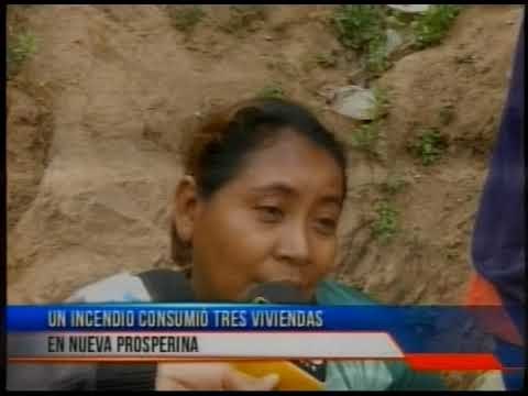 Incendio consume tres viviendas en Guayaquil