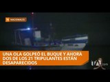 Dos ciudadanos desaparecieron tras naufragar frente a Esmeraldas  - Teleamazonas
