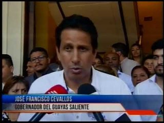 José Cevallos cumplió sus últimas actividades como gobernador del Guayas