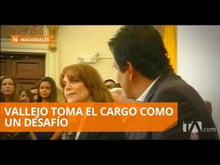 Скачать видео: Vallejo fue posesionada como la nueva gobernadora del Guayas - Teleamazonas