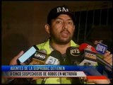 Detienen a banda de delincuentes que operaban en buses de Guayaquil