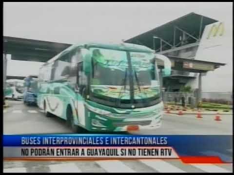 Buses interprovinciales e intercantonales necesitan revisión técnica vehicular