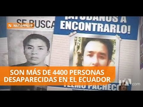 Familiares de desaparecidos marcharon hasta la Plaza Grande - Teleamazonas