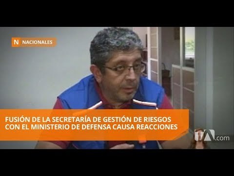 Profesionales se oponen a la fusión de la SNGR y el Mindefensa - Teleamazonas