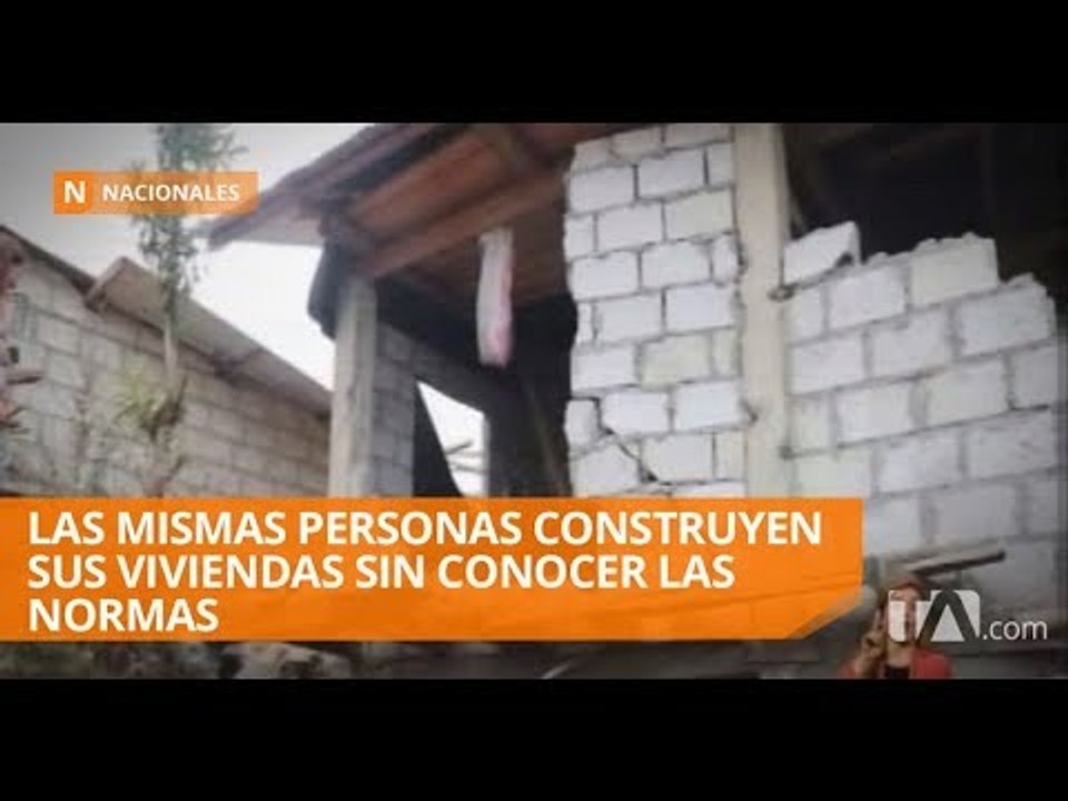El sismo del pasado jueves provocó daños en al menos 20 viviendas - Teleamazonas