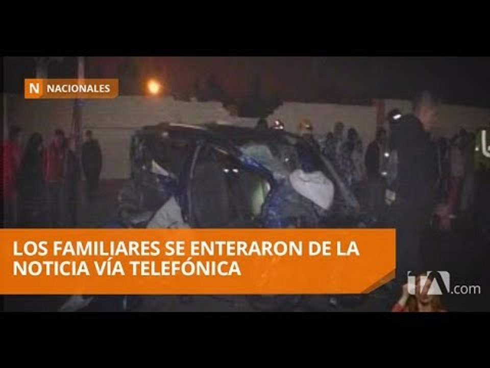 Un triple accidente de tránsito dejó tres personas fallecidas y un herido - Teleamazonas