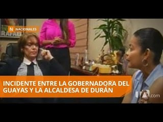 Enfrentamiento entre Alcaldesa y Gobernadora por falta de agua en Durán - Teleamazonas