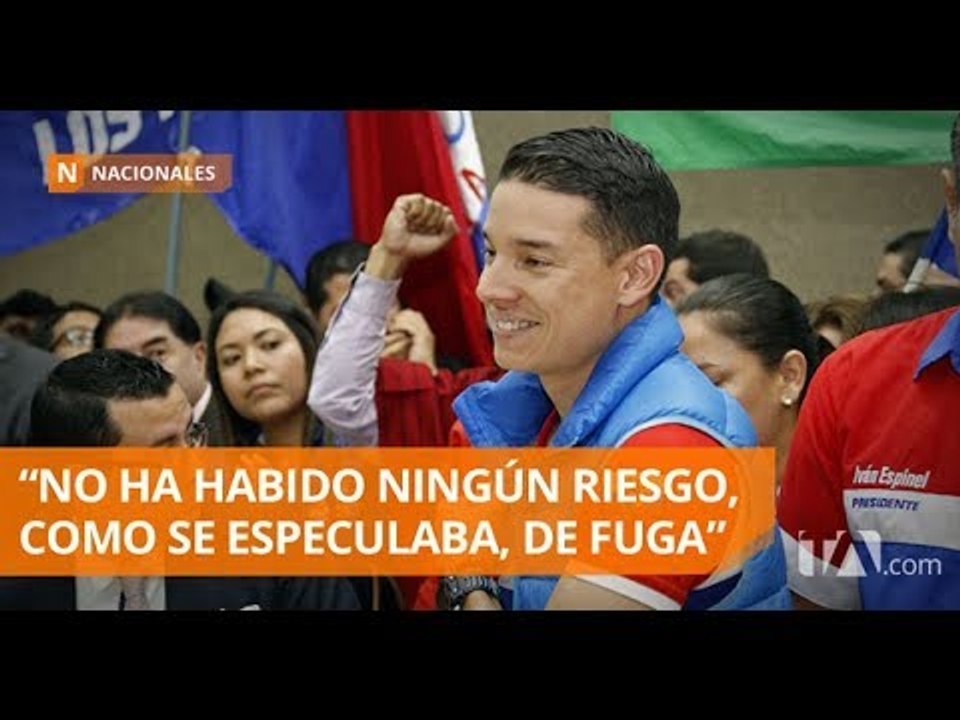 Solicitan nulidad de recovatoria de prisión preventiva de Iván Espinel - Teleamazonas