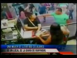 Mujer roba dos celulares de local en La Bahía