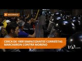 Seguidores de Correa marcharon en contra del régimen - Teleamazonas