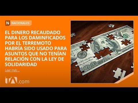 Contraloría encontró gastos que no tenían que ver con la reconstrucción - Teleamazonas