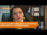 CNE dio inicio a las postulaciones para candidatos al CPCCS definitivo - Teleamazonas