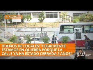 Finalmente una parte del bulevar de la Asamblea se abrirá al público - Teleamazonas