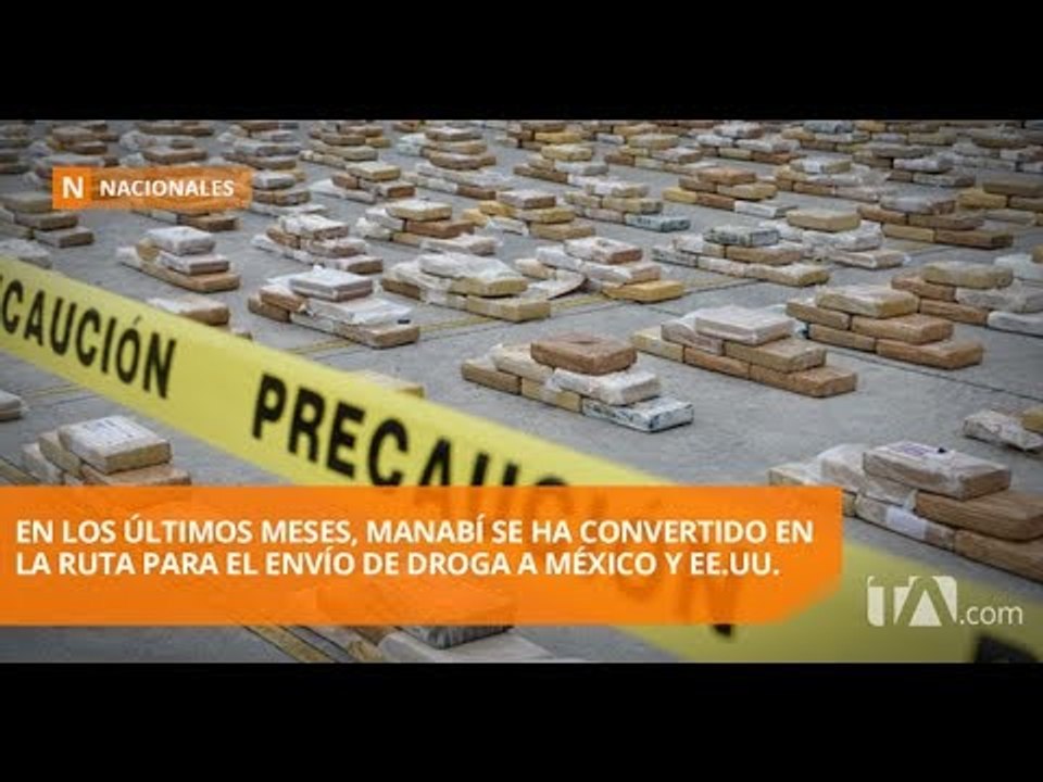 La Policía ha decomisado 11 toneladas de droga en Manabí - Teleamazonas