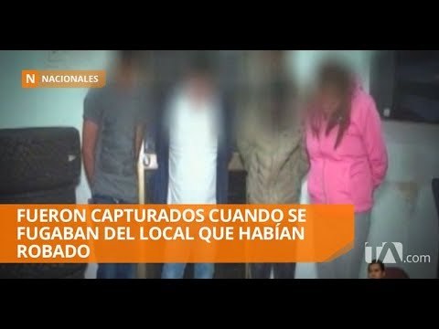 Banda que robaba viviendas y locales comerciales fue desarticulada - Teleamazonas