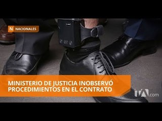 Download Video: Se adquirió grilletes electrónicos sin estudios ni pruebas de funcionamiento - Teleamazonas