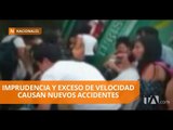 Tres muertos y decenas de heridos en varios accidentes de tránsito - Teleamazonas