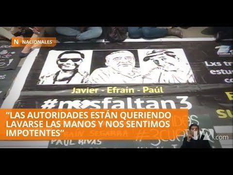 César Navas compareció por secuestro y asesinato del equipo periodístico - Teleamazonas