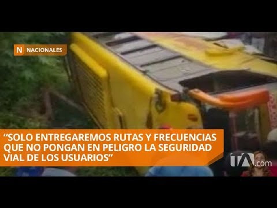 Autoridades anunciaron acciones para reducir la siniestralidad vial - Teleamazonas