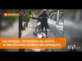 Ocho integrantes de una banda de sacapintas fueron detenidos en Quito -Teleamazonas