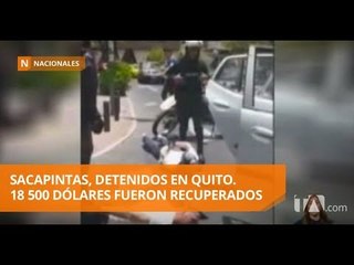 Download Video: Ocho integrantes de una banda de sacapintas fueron detenidos en Quito -Teleamazonas