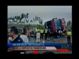 Niña muere tras accidente de bus de la Cooperativa Panamericana