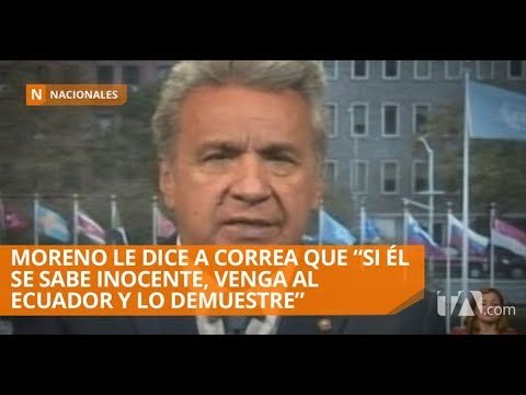 El Presidente Moreno califica de graves a las acusaciones hacia Rafael Correa - Teleamazonas