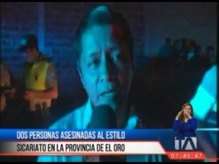 Download Video: Dos personas asesinadas al estilo sicariato en la provincia de El Oro