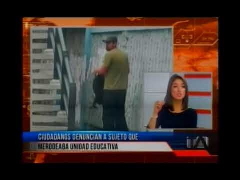 Ciudadanos denuncian a sujeto que merodeaba unidad educativa