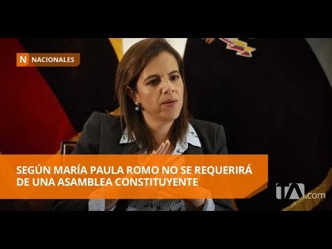 Ministra del Interior da una salida constitucional a posible consulta - Teleamazonas