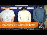 Una nueva banda de sacapintas fue desarticulada en Quito -Teleamazonas
