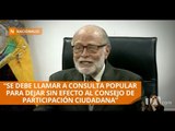 Se suma respaldo para eliminación de Consejo de Participación Ciudadana - Teleamazonas