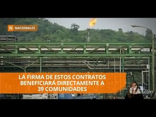 Download Video: Gobierno firmó seis nuevos contratos con empresas privadas - Teleamazonas