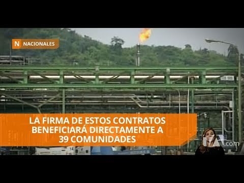 Gobierno firmó seis nuevos contratos con empresas privadas - Teleamazonas