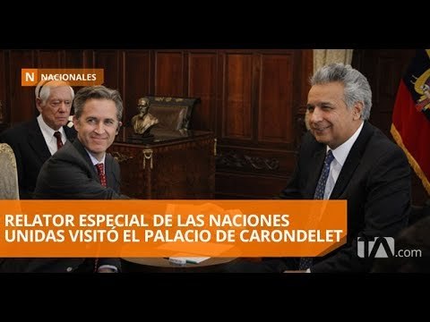 Lenín Moreno y David Kaye se reunieron en Carondelet - Teleamazonas