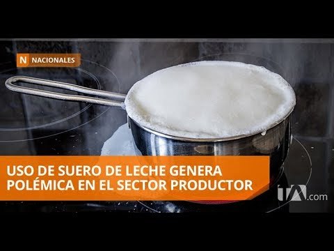 Productores de leche protestaron por el uso excesivo de suero - Teleamazonas