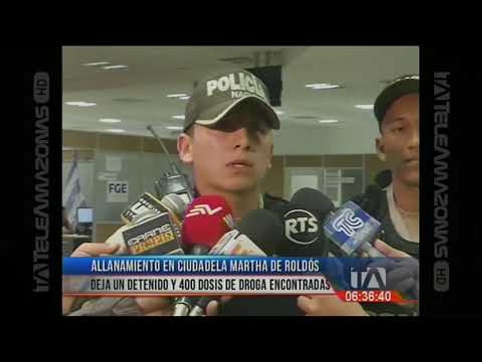 400 dosis de droga deja un allanamiento en la C...