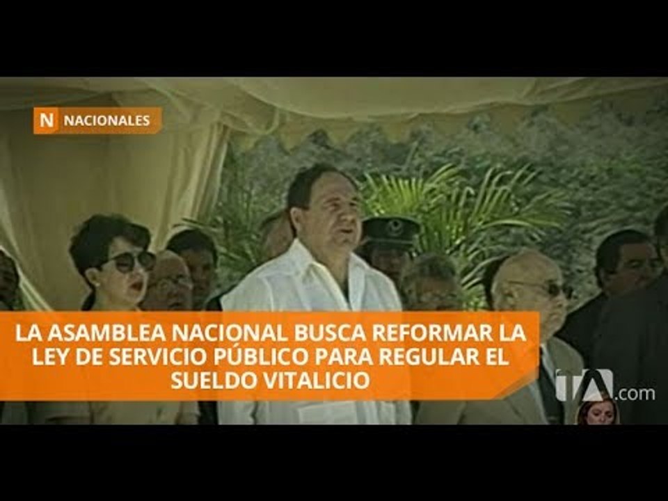 10 expresidentes y 12 exvicepresidentes cobran pensiones - Teleamazonas