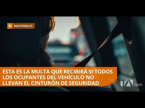 Continúa campaña para uso de cinturón de seguridad de ocupantes de vehículos - Teleamazonas